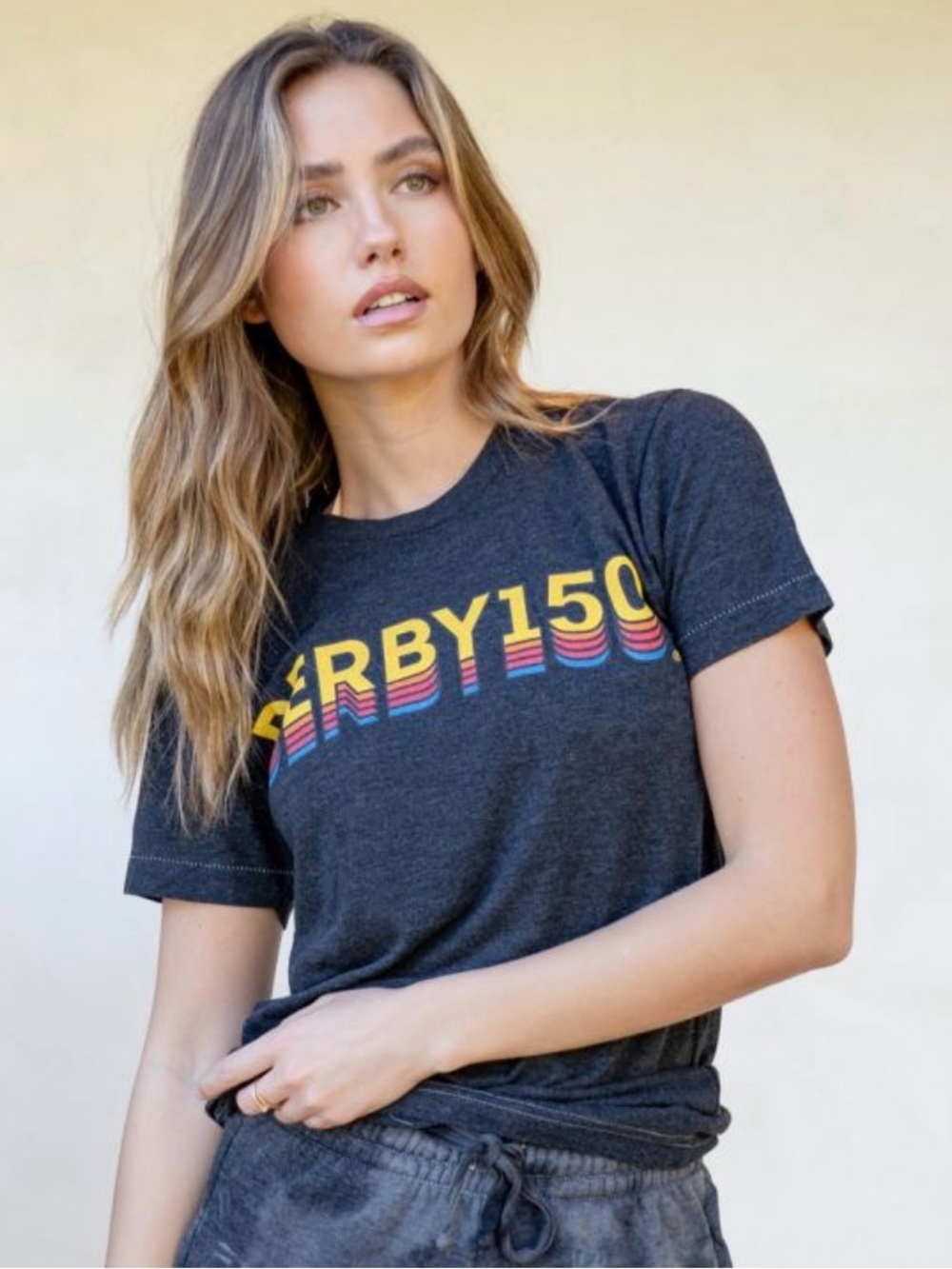 Aviator Nation Kentucky Derby 150 Tri-Blend T-Shirt Heather Gray – Size Small